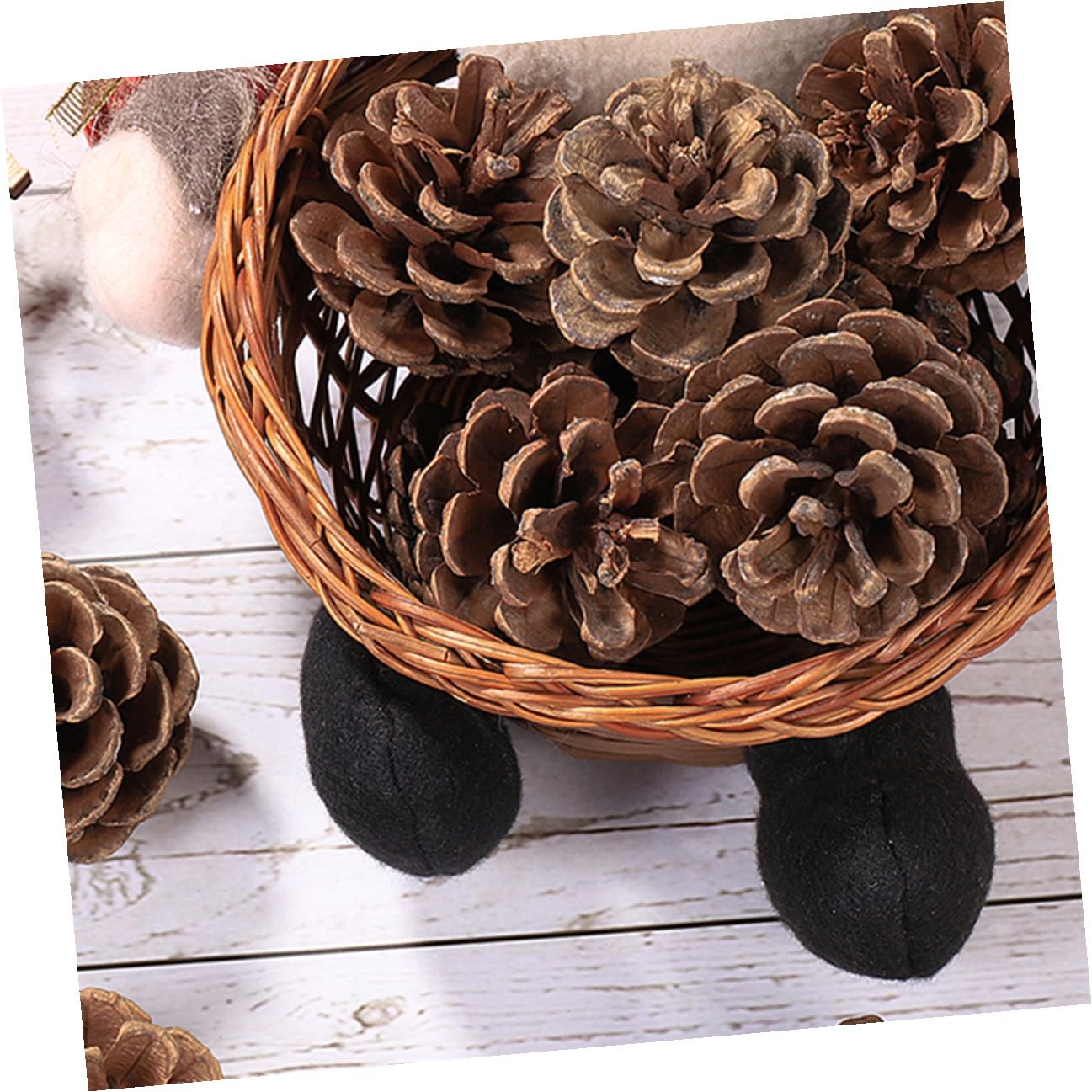 Sewroro Piñas Naturales Grandes 5-7 CM 30 Piezas para Manualidades Decoración Navideña Colgante Adornos Rústicos para Árbol de Navidad Fiestas y Proyectos DIY