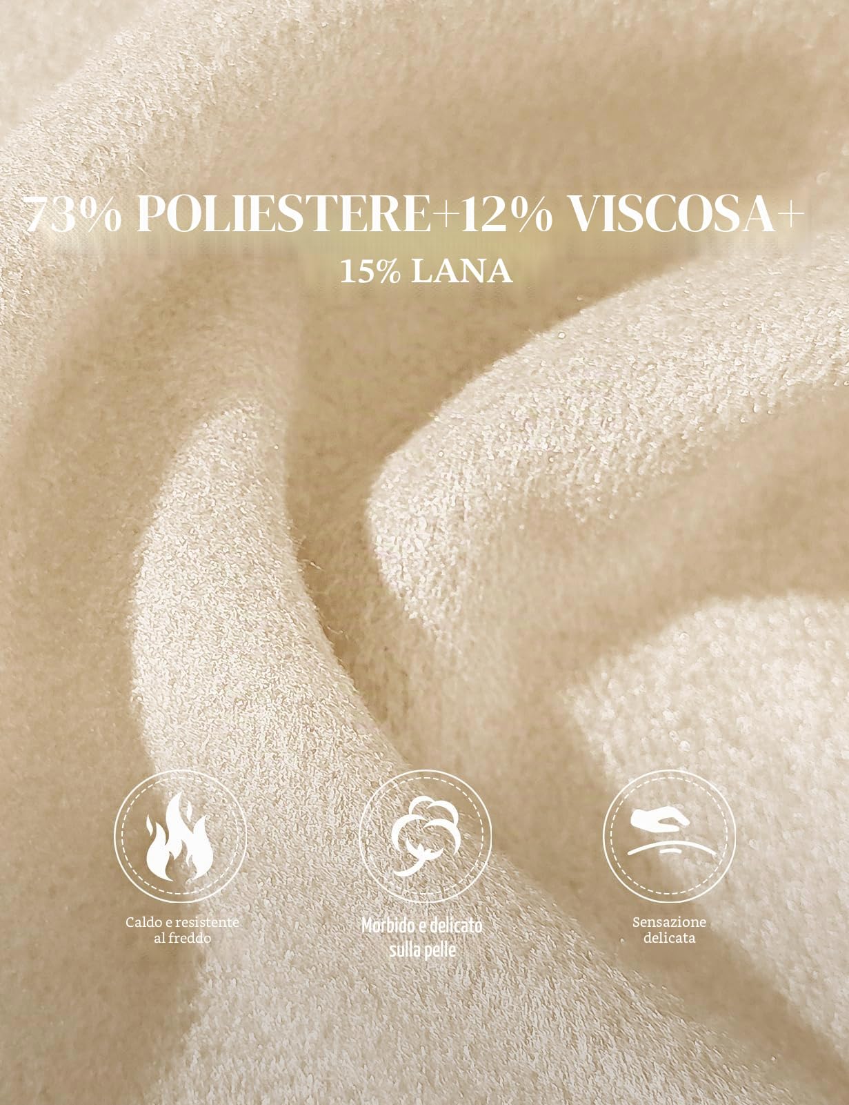 Cappotto Lana Donna Invernale Elegante Caldo Giacca Lungo Cappotti Autunno Moda Giubbotto da Collo Casual Trench Coat con Cintura