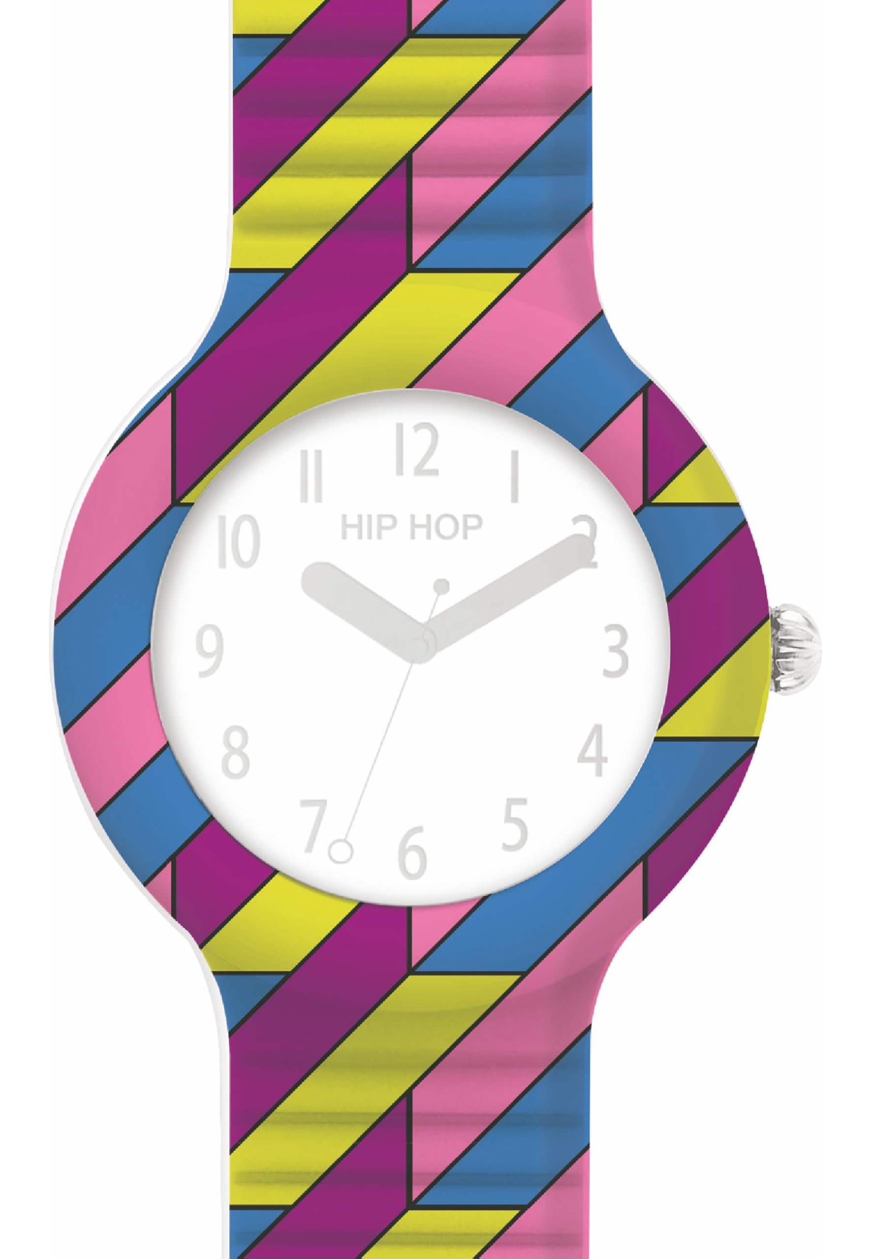Hip Hop HWU1141 Women's Analogue Quartz Watch with Silicone Strap, Multicoloured, Taglia Unica - Image 3