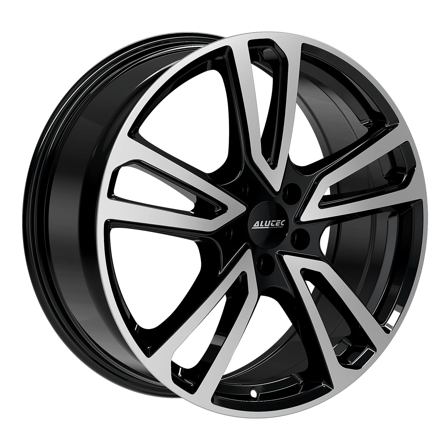 4 x Alutec felgi Tormenta 7.5Jx17 ET40 5x112, diamentowo-czarne, polerowane fronty kompatybilne z MERCEDES-BENZ A B C CLA E GLA GLB GLC S SLK SLC V Vito