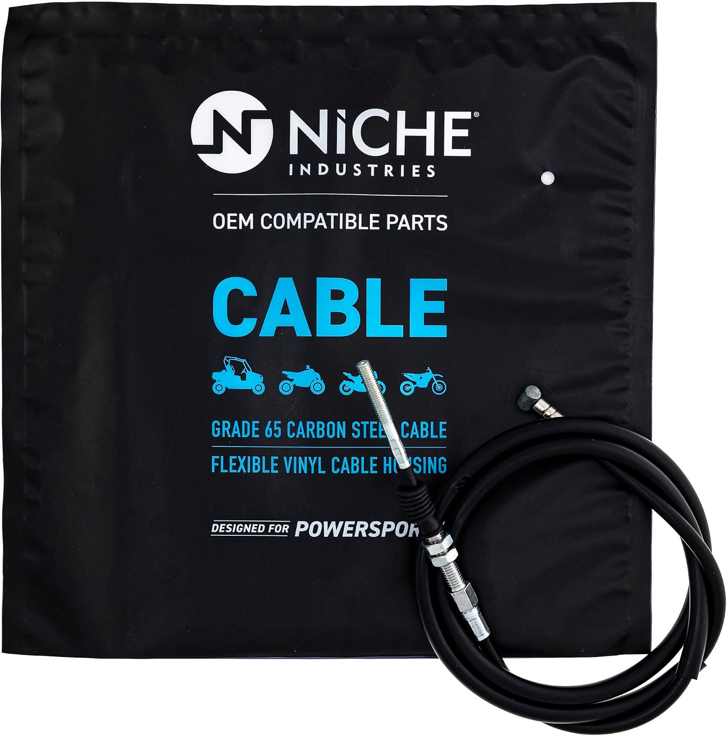 NICHE Hand Brake Cable for Honda ATC110 ATC125M TRX125 43460-968-000 43460-VM6-680 ATV