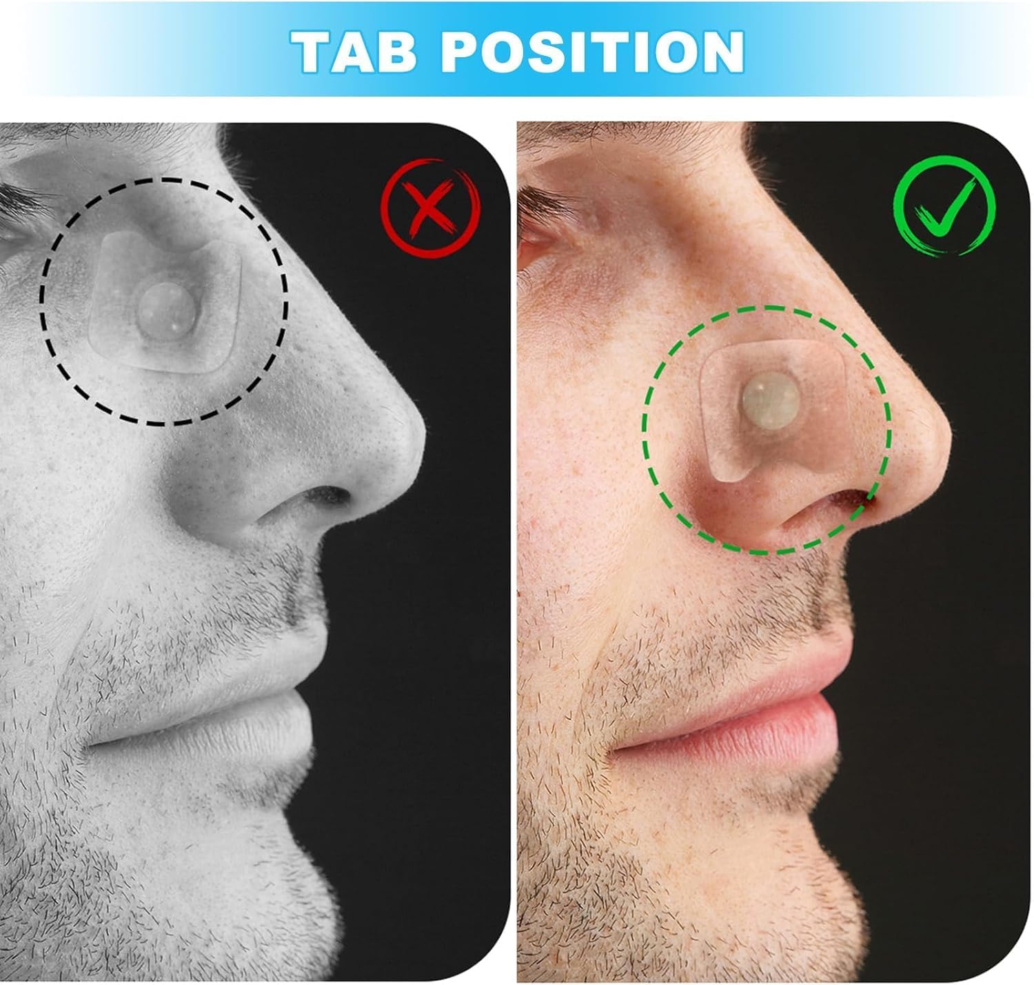 ToYooZe Magnetic Nasal Strips for Breathing | Anti Snoring Nose Clip | Skin Safe Sleep Nasal Strips | Nasal Dilators For Breathing | Instant Releif From Snoring | Snore Stopper | Anti Snoring Nose Clip | Anti Snoring Devices For Men | 15 Count (Black & White, Pack of 15.00) - Image 7 thumbnail