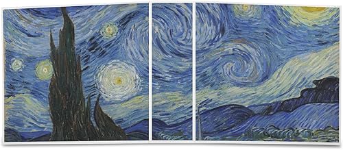 Miniatura 6 de The Starry Night (Van Gogh 1889) - Carpeta de 3 anillas, 2 pulgadas