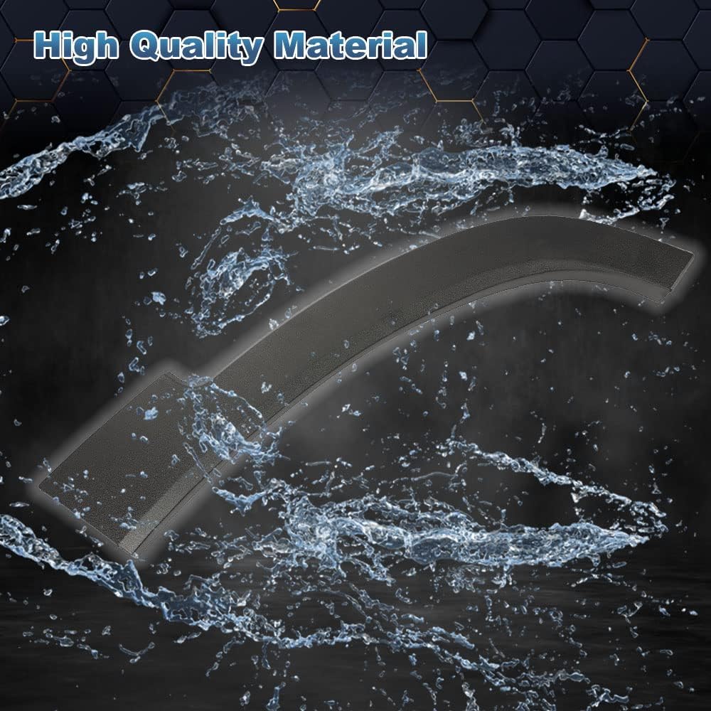 PIT66 Fender Flare, Compatible with 2014-2019 Jeep Cherokee 1Pcs Rear Left Wheel Opening Molding Textured Black 1UU89RXFAC