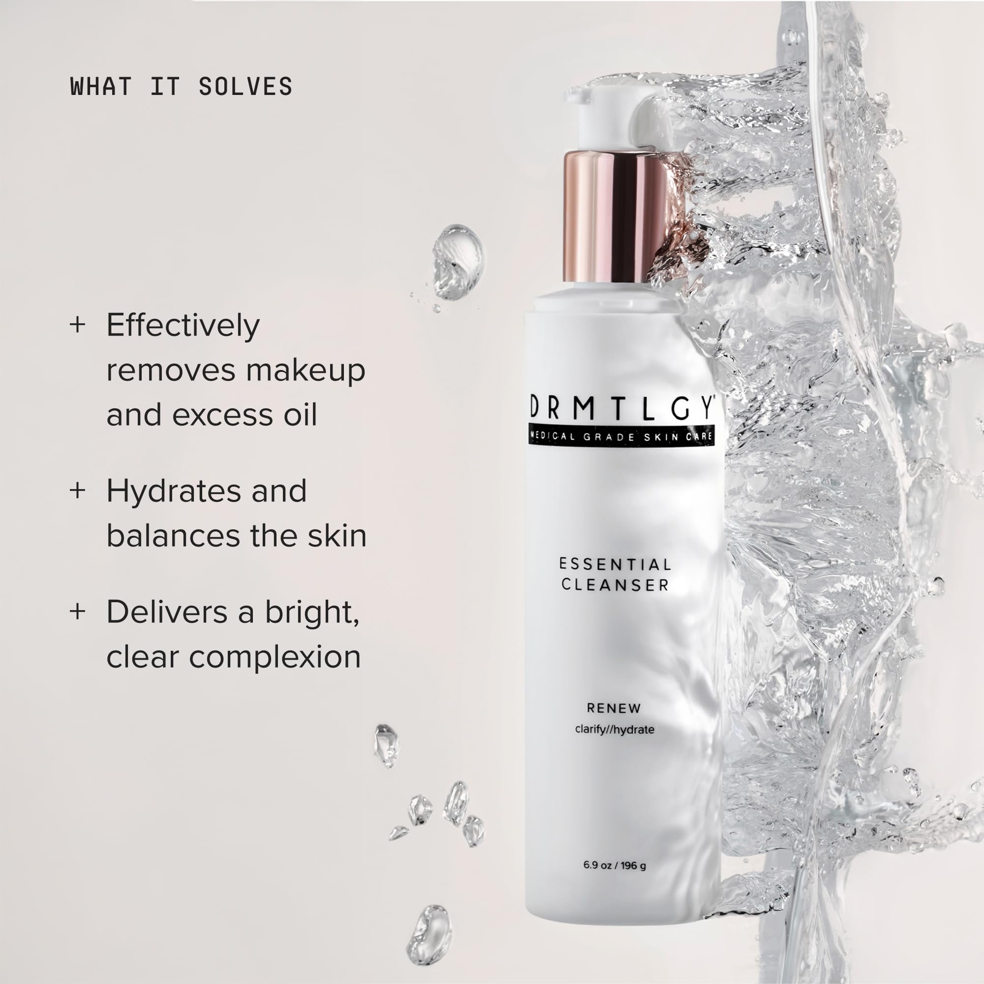 DRMTLGY Essential Facial Cleanser Hydrating Face Wash