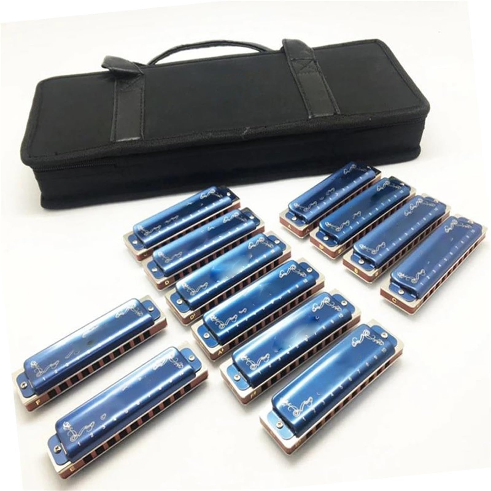 Harmonijka Ustna 10 Otworów 12 Klawiszy C/D/E/F/G Paddy Blues Harp Diatonic(Paddy)