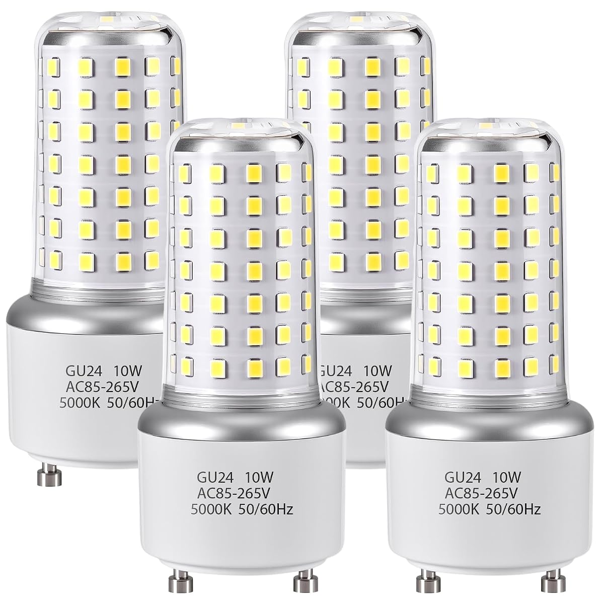 XRZT GU24 LED Light Bulb - Daylight White 5000K 100W Equivalent Twist and Lock