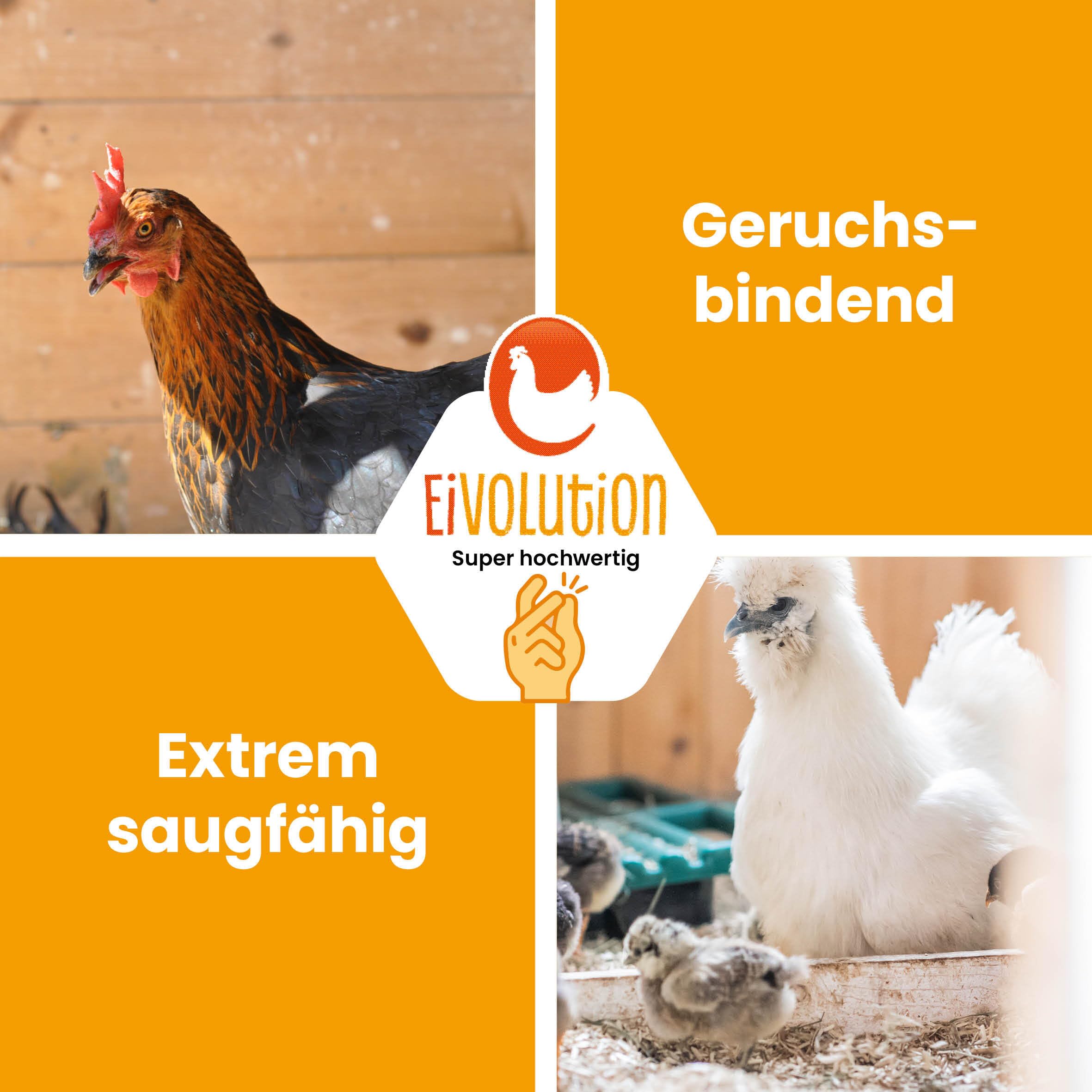 Hanfeinstreu 14 KG - Extreme Saugkraft & Geruchsbindung für Hühner, Pferde & Nager - Staubarm & Umweltfreundlich - Kompostierbar