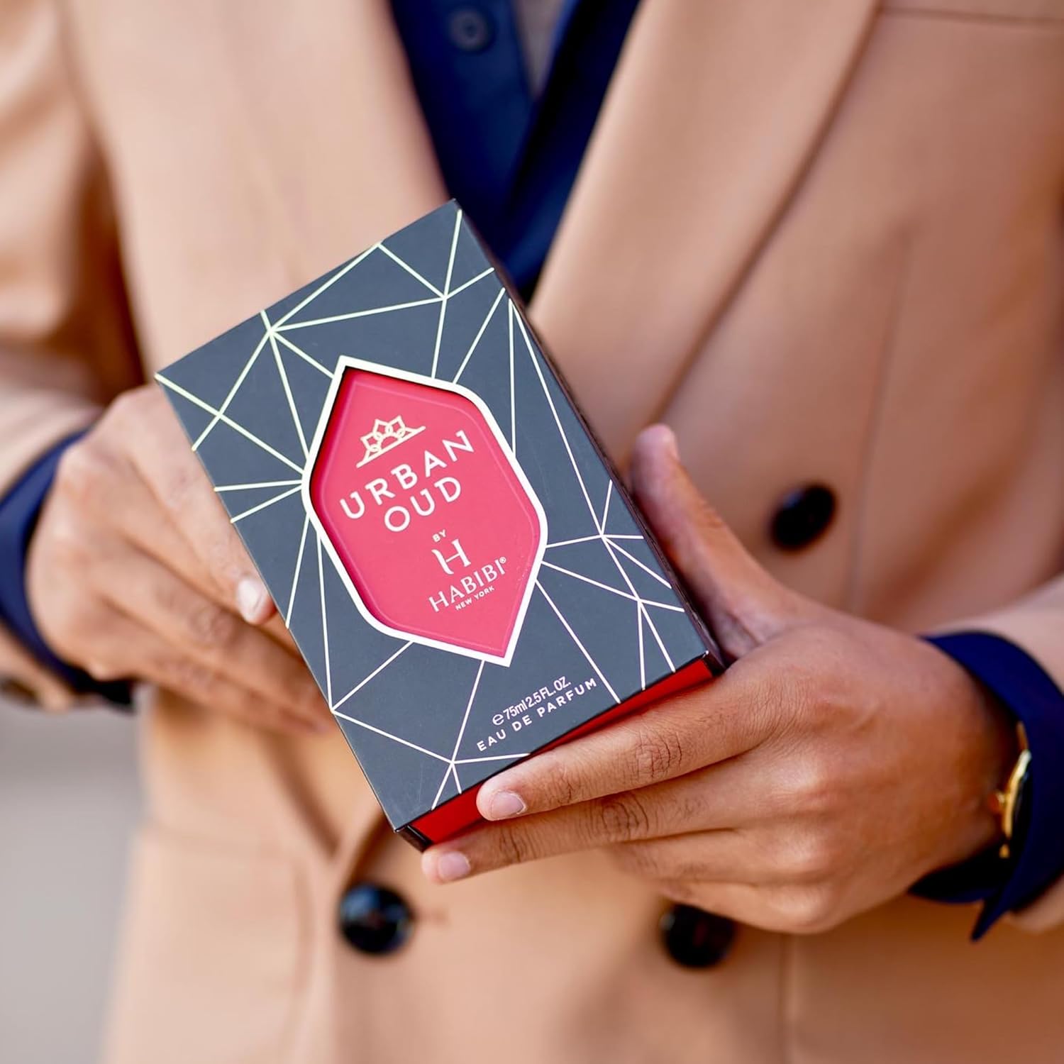 H HABIBI Urban Oud Perfume for Men – 2.5 oz (75ML) Long Lasting Arabian Cologne, Woody Citrus Oud Men Perfume, Luxury Fragrance Gift for Special Occasions - Image 7