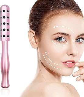 Aohcae Facial Roller Massager, Germanium Stone Uplifting Face Massager Roller, Beauty Roller for Face, Eye, Chin, Neck Ski...