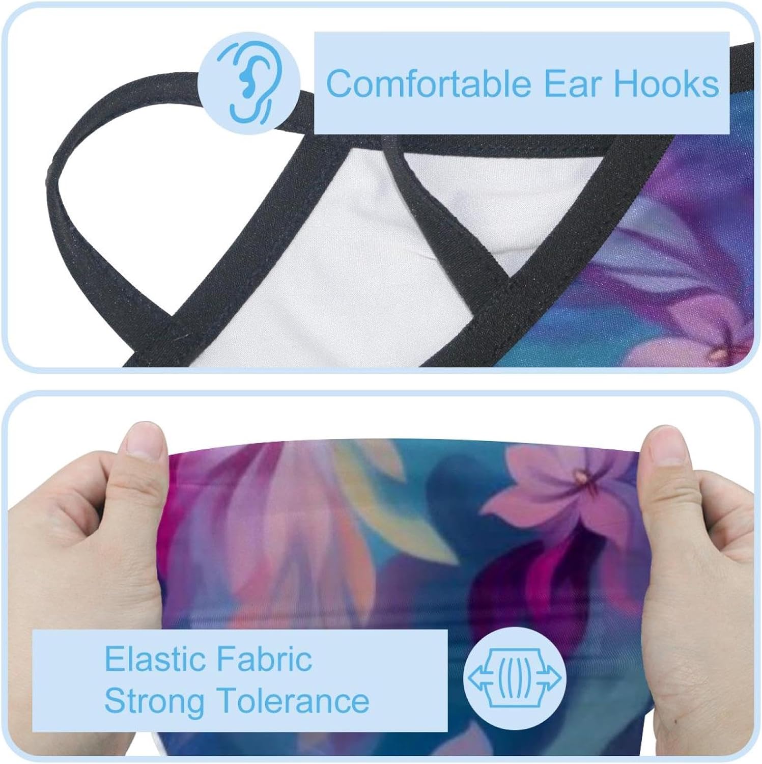 4 Pack Peace Dove Fishing Neck Gaiter - UV Face Mask Sun Protection for Men & Women
