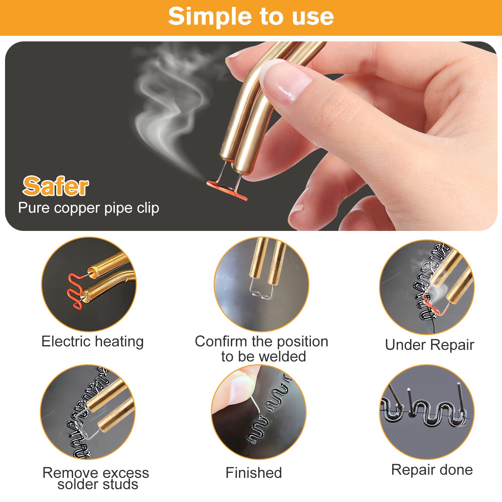 Kunststoff Schweißgerät 50W - Auto Stoßstange Reparaturset Mit 800 Stiften