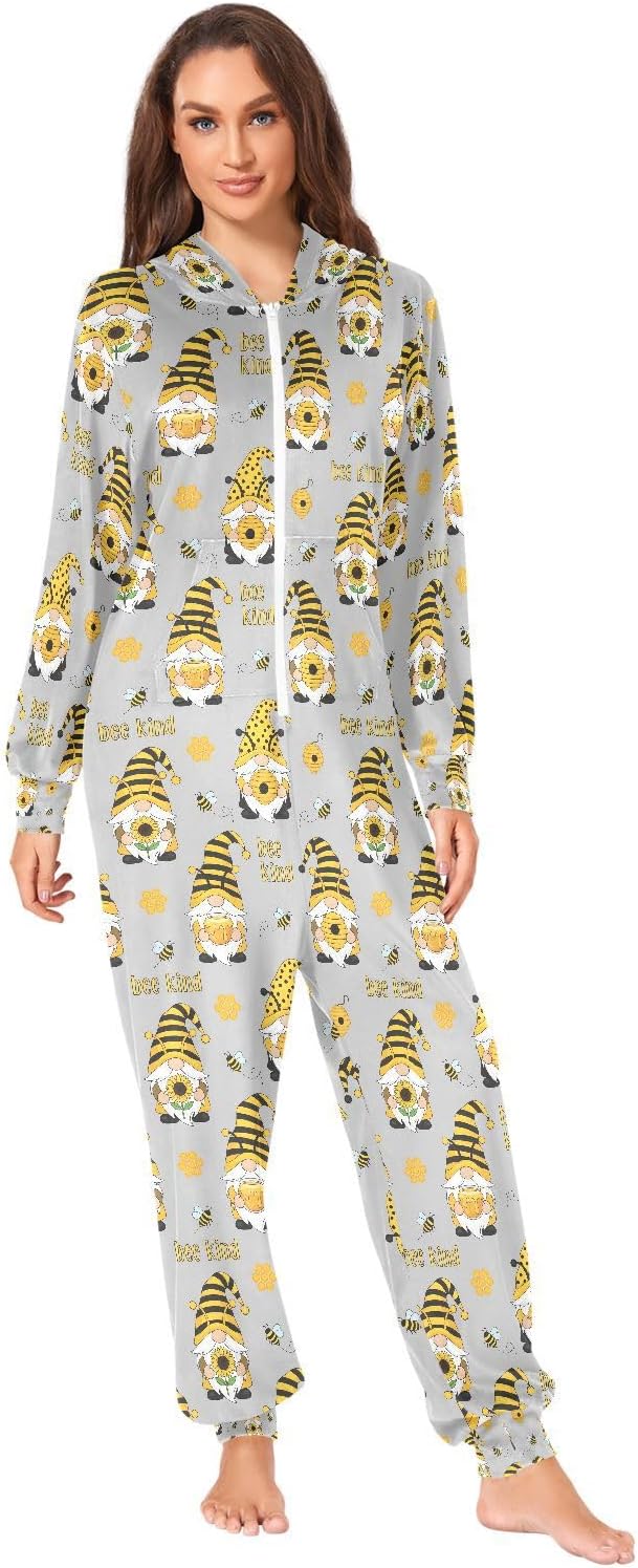 QUGRL Onesies Adult Pajamas Costume for Women Men Unisex Cosplay Sleepwear Homewear Suit Winter S-XL
