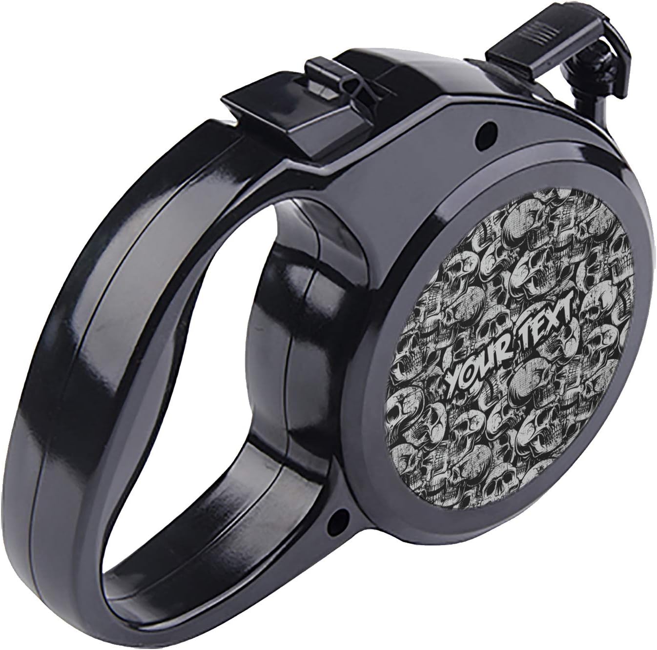 YouCustomizeIt Personalized Skulls Retractable Dog Leash - Medium
