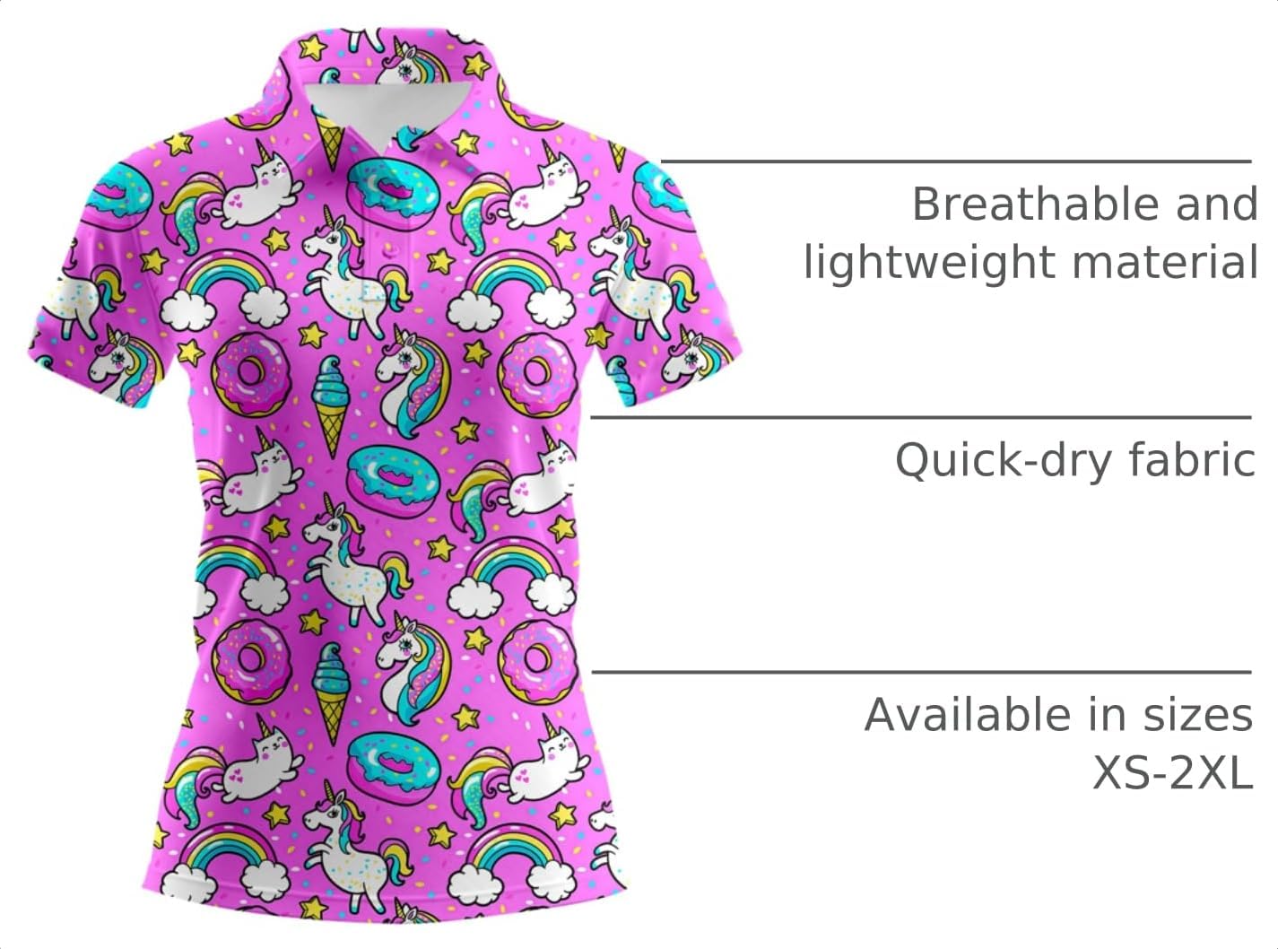 Womens Golf Shirt Funny Golf Shirts for Woman Short Sleeve Shirts for Tennis