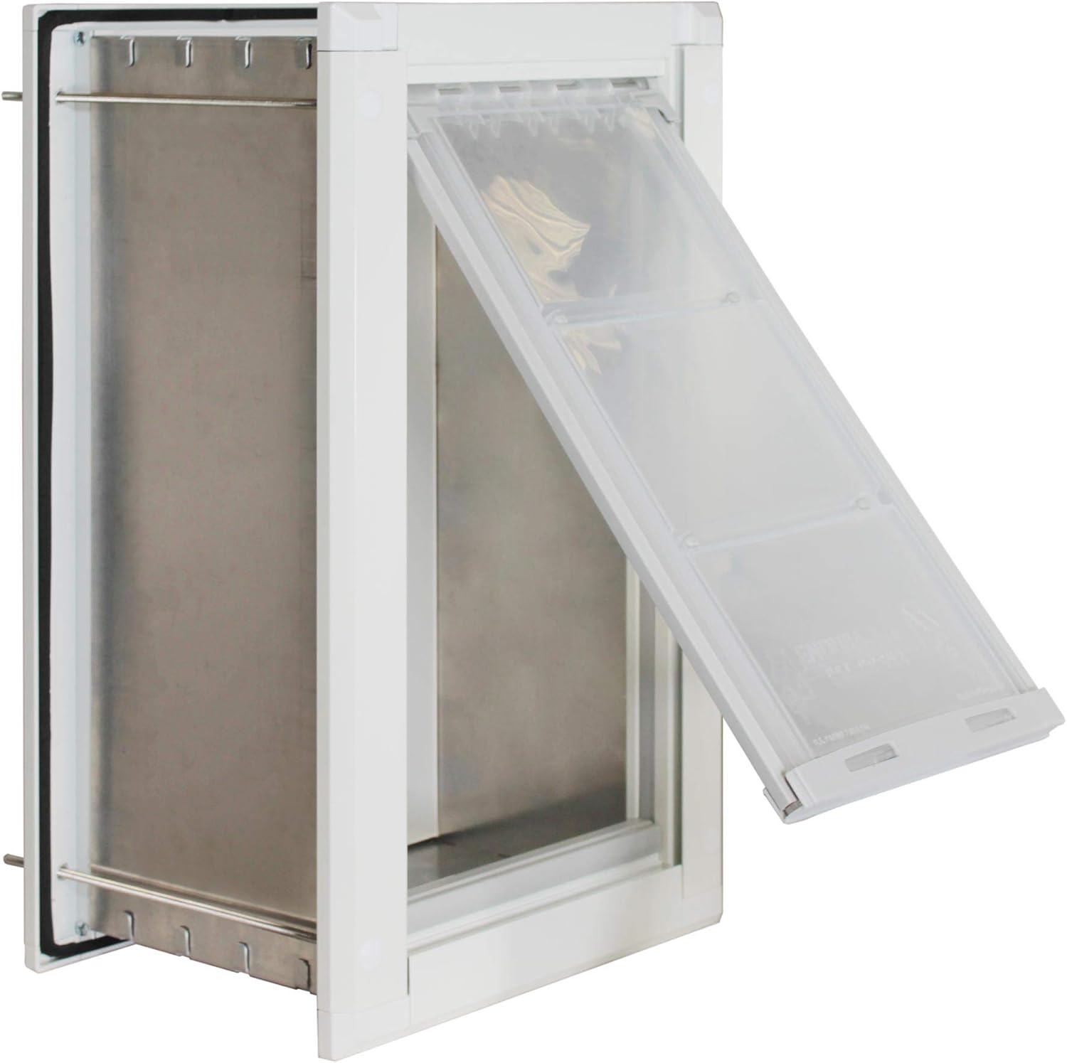 Endura Flap Pet Door for Walls in White EnergyEfficient