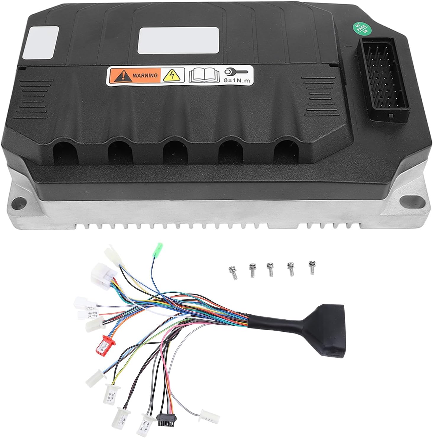 KIMISS 72V Brushless DC Motor Controller High Efficiency Sine Wave Controller for QS Motor Electric Motorcycle Mobility Scooter No More Than 5000W
