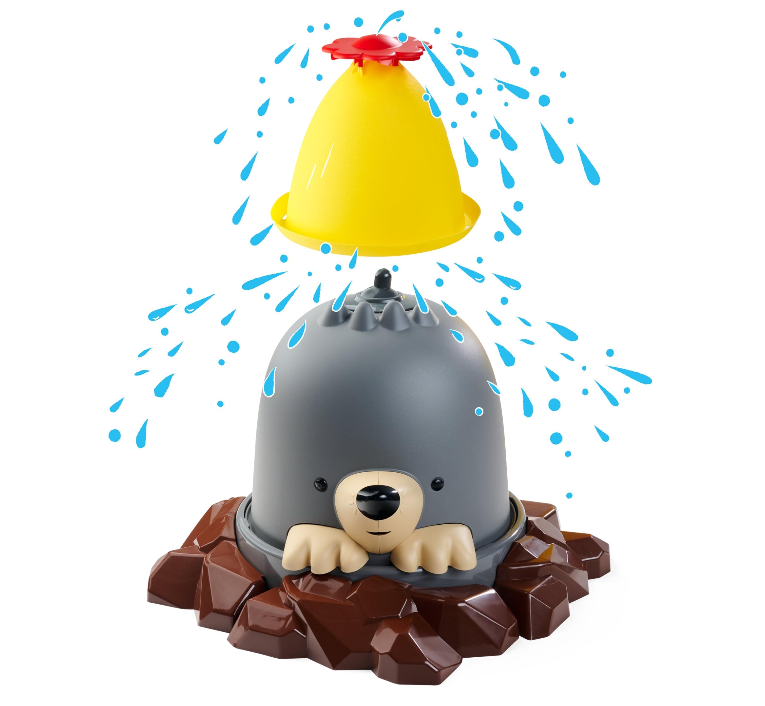 置物 Rainy Summer AquaPlay Moli Water Toy - Mole Water Sprinkler for Children, Water