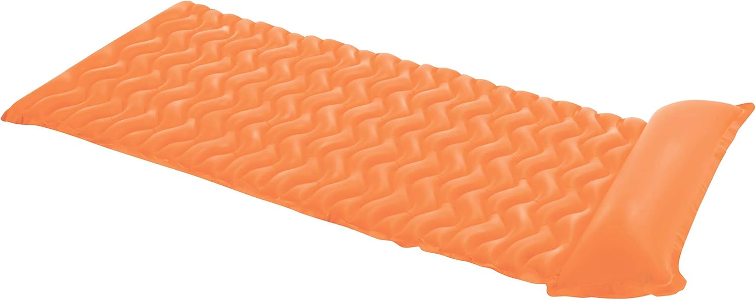Intex Tote 'N Float Wave Mat Floating Pool Lounger with Headrest (3 Pack)