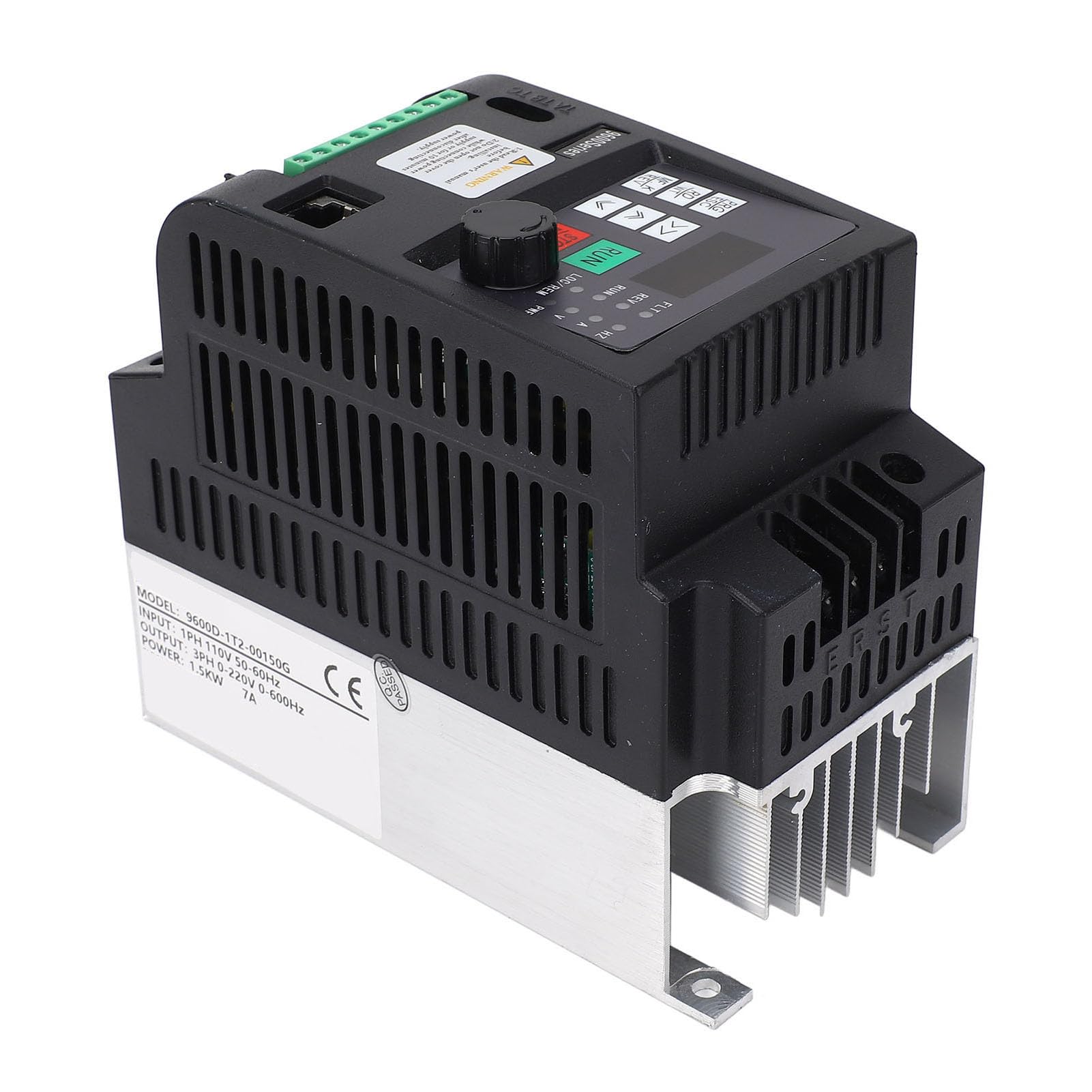 Fafeicy Przetwornica Częstotliwości 1,5 KW 7 A, Wejście Jednofazowe 110 V,