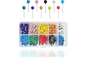 600 pcs Colored Push Pins for Maps