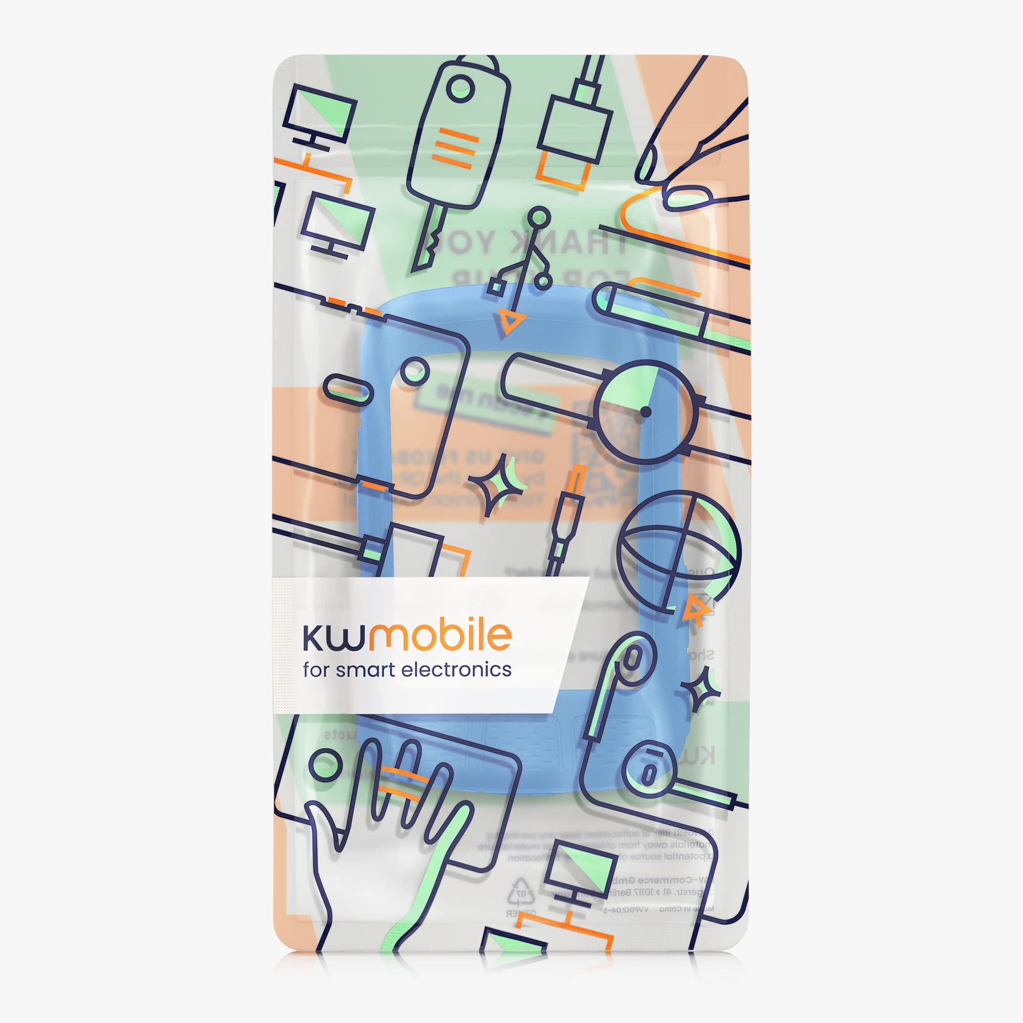 kwmobile Etui kompatybilne z Wahoo Elemnt Roam V2 – miękki silikonowy pokrowiec ochronny na rower GPS
