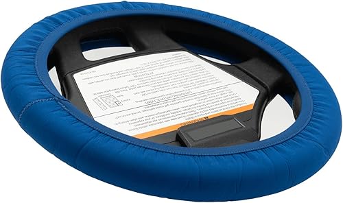 Miniatura 1 de Funda de neopreno para volante de carrito de golf, ajuste universal (13-15 pulgadas), ligera, portátil, lavable a máquina, confiable por