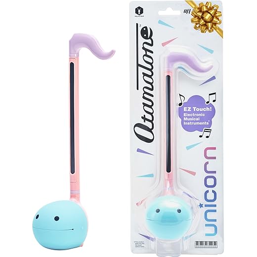 Otamatone Japanese Electronic Musical Instrument Portable Music Synthesizer from Japan by Maywa Denki Studio Award Winning Educational Fun Gift for Children, Teens & Adults - Unicorn