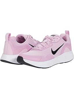 neon pink athletic shoes