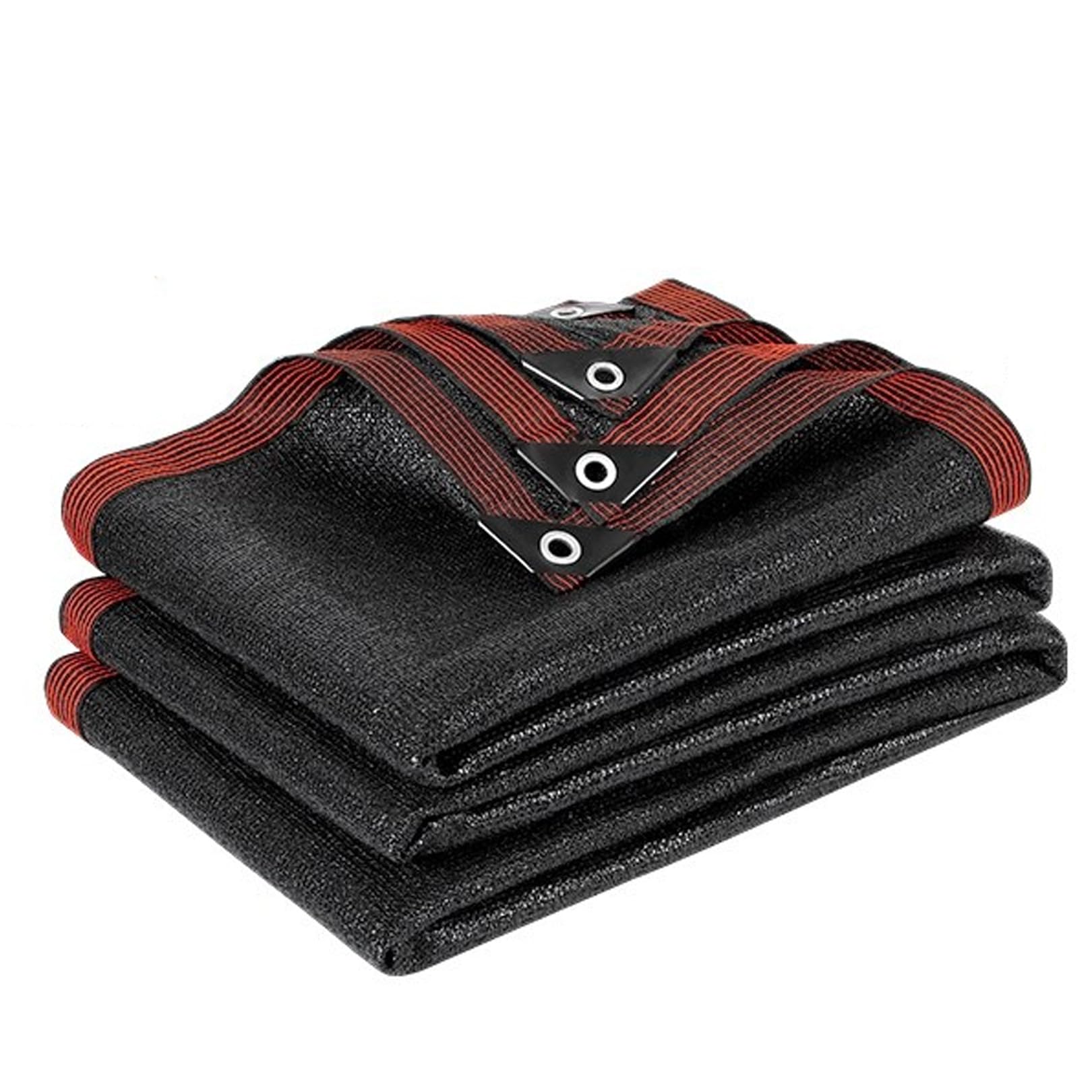 Voile d'ombrage extérieur noir sur mesure pour terrasse et plantes de jardin
