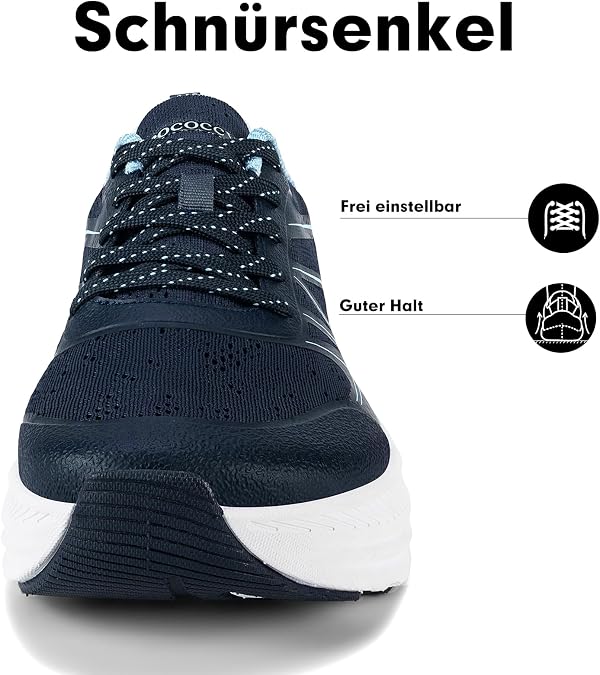 Men's Sports Shoes Wide Toe Box Cushioning 39-46 EU