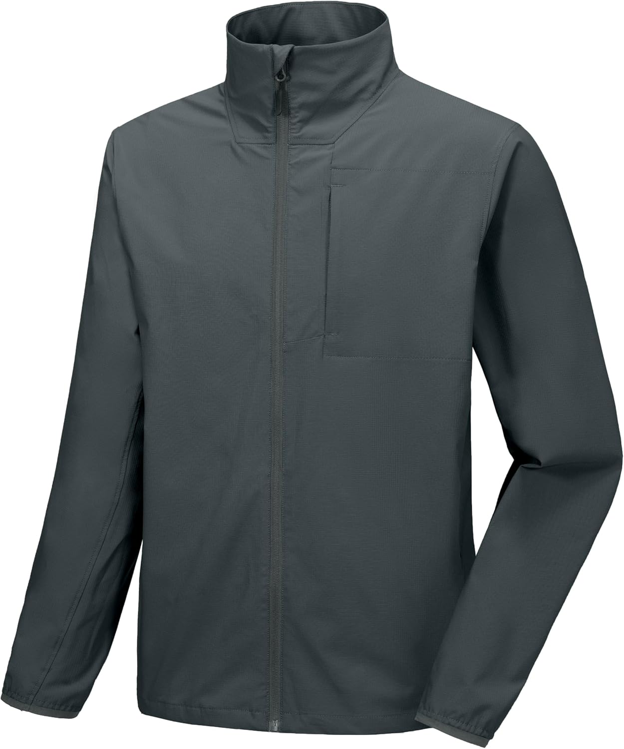 Little Donkey Andy Men's Lightweight Woven Jacket with Windbreak Resistant Sun Protection Softshell Jacket For Runing Hiking