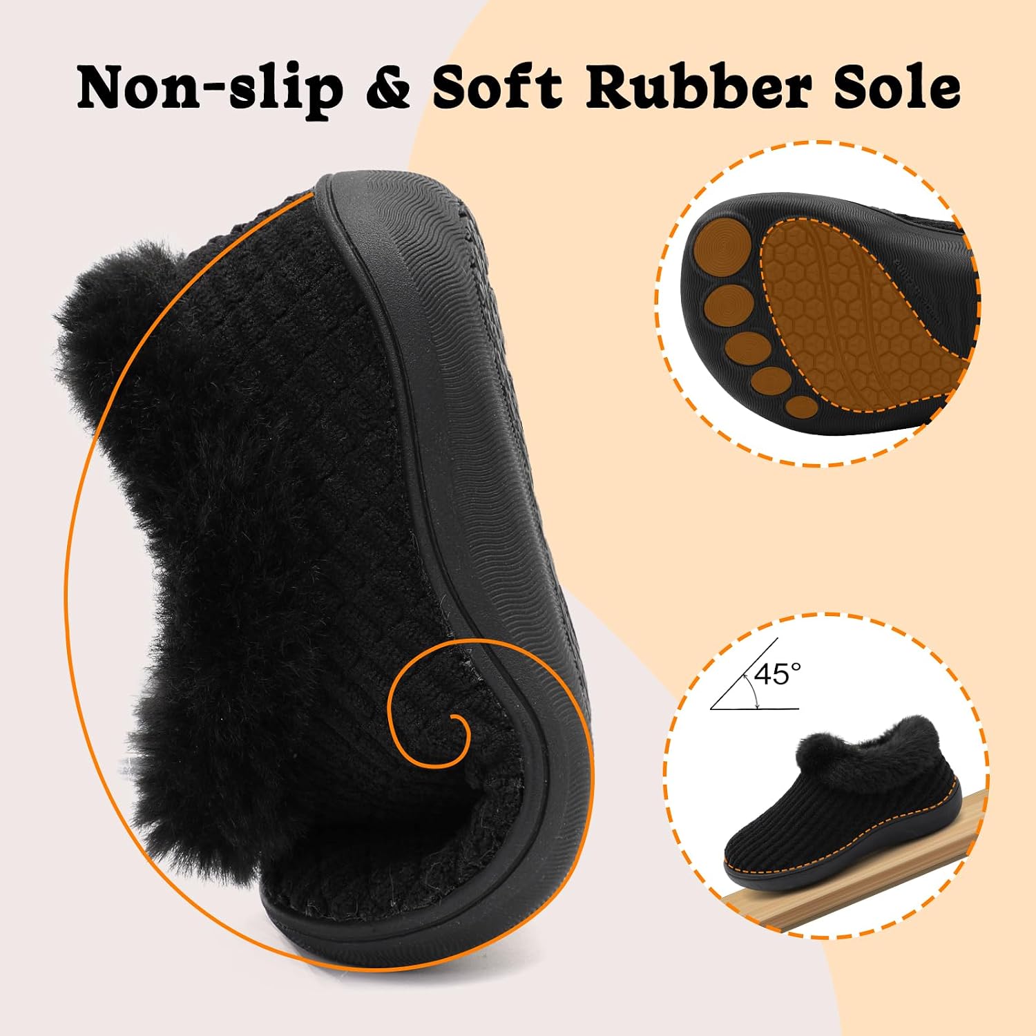 Centipede Demon Toddler Slippers Boys Girls Slip On House Slippers Fuzzy Booties Warm Winter Shoes for Indoor Outdoor