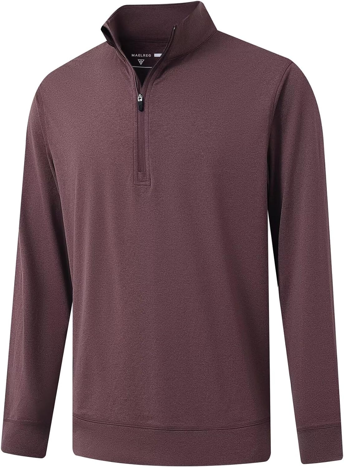 M MAELREG Quarter Zip Pullover Men Moisture Wicking Performance Heather Midlayer Golf 1/4 Zip Pullover Mens Sweatshirt