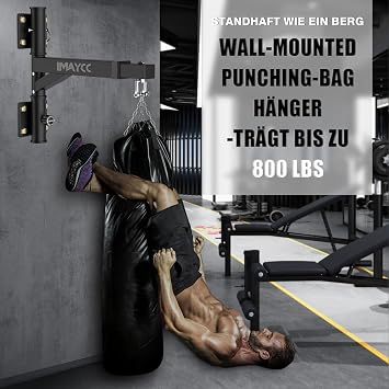 IMAYCC Punch Bag Bracket, Adjustable Boxing Bag Bracket