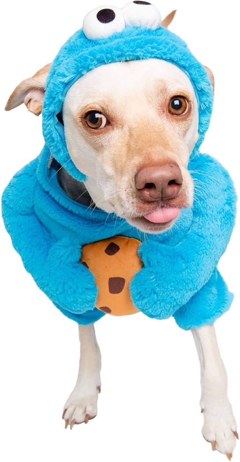 cookie monster dog toy