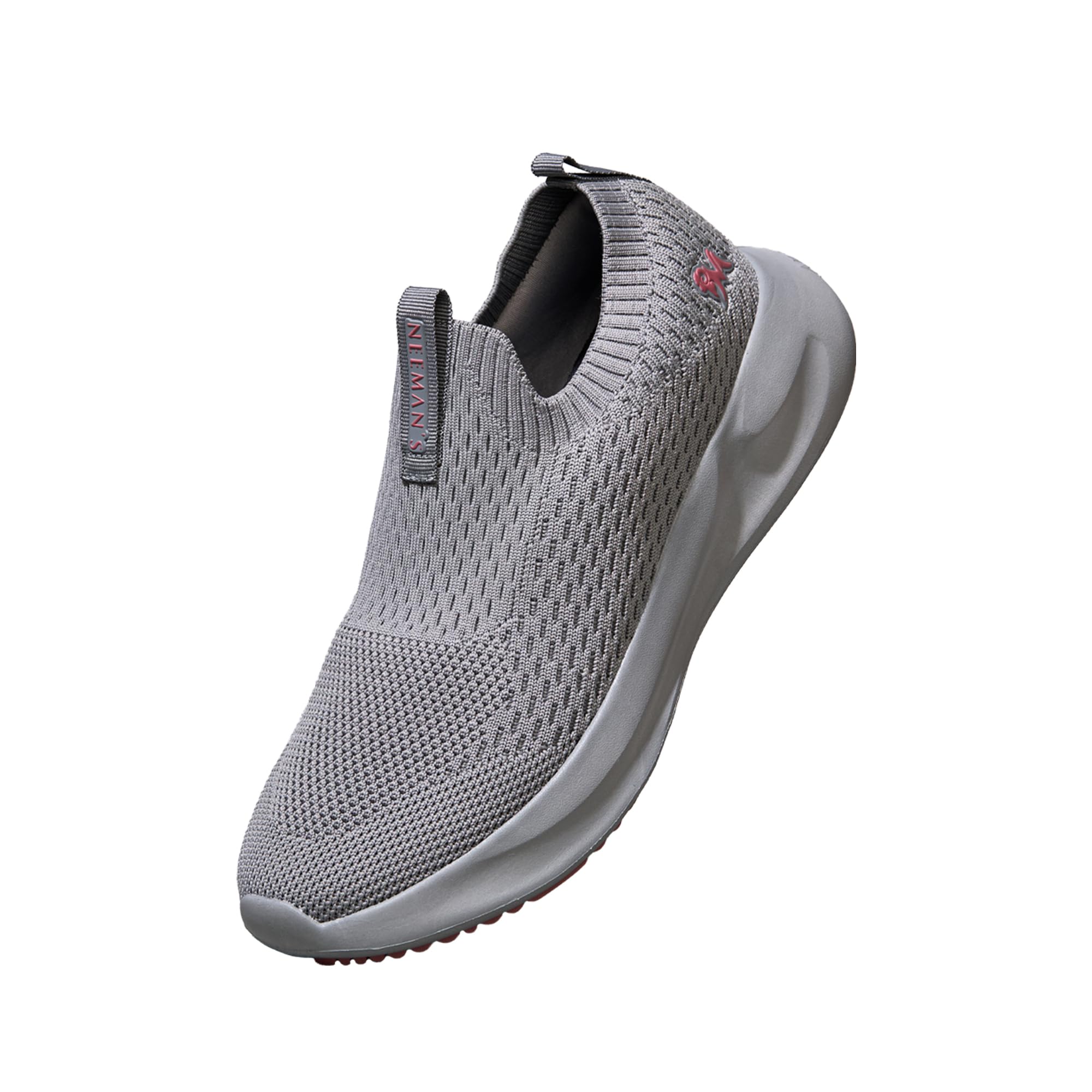 neeman's Knit Trainers Women Slip-On Sports Shoes | Breathable No-Sweat Knit Upper, Cushioned EVA Sole, Energy-Return Foam Insole, Lightweight Workout & Walking Sneakers-picture-34