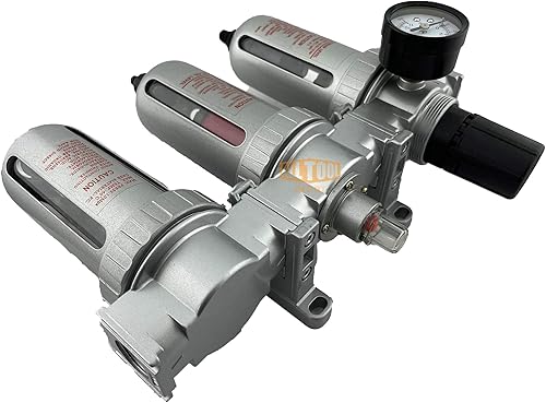 Miniatura 7 de Regulador de filtro de flujo medio NPT de 12 pulgada sistema de secador desecante coalescente para líneas de aire comprimido, cuencos de