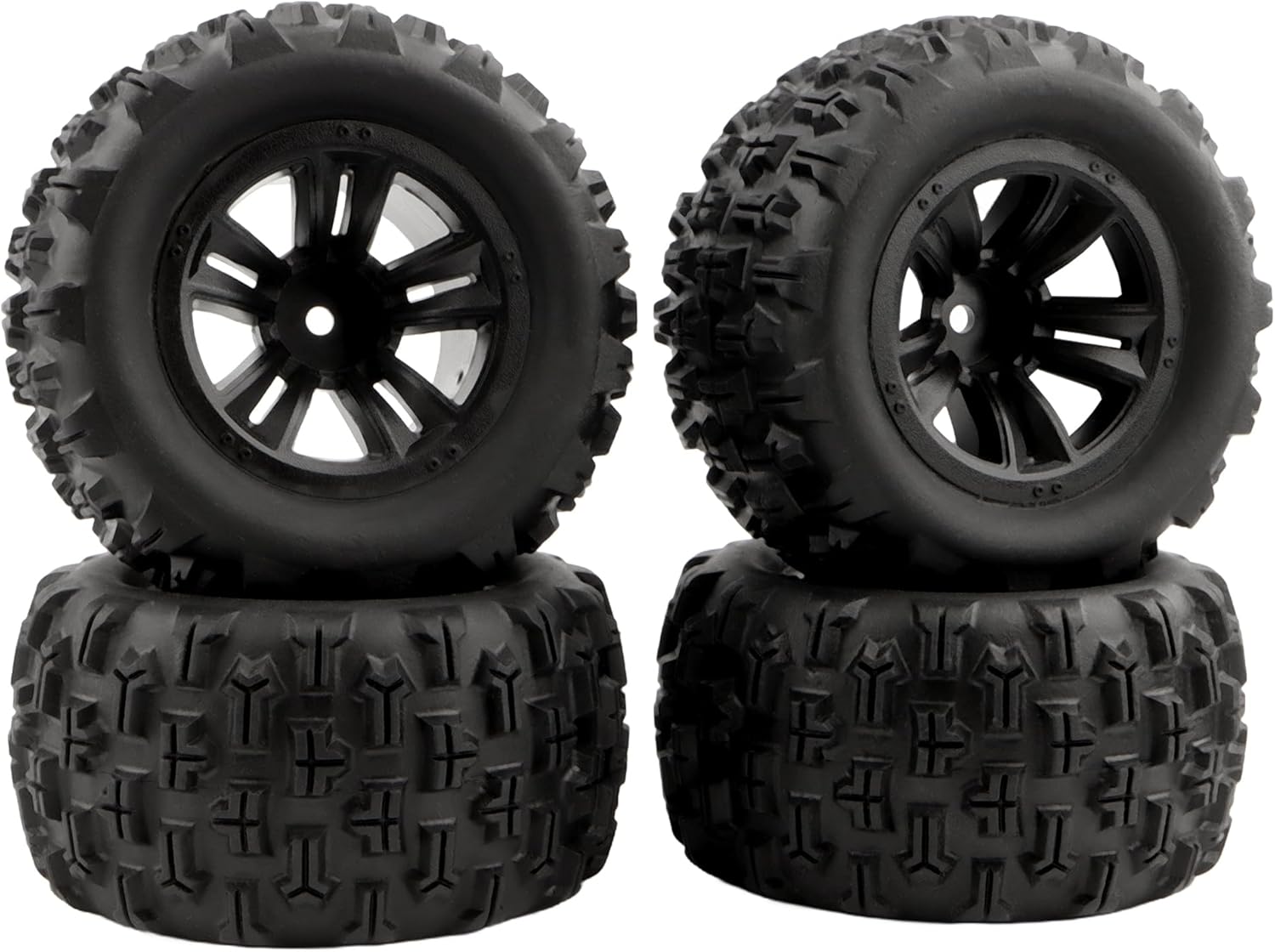 for H16BM RC Car Wheels Tires Tire Accessory Replacement Spare Parts for 1/16 Scale H16BM H16GT H16DR H16 H16P H16E 16208 16209 16210 HP161S H17 18859A Trucks