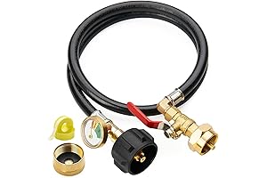 Propane Adapter Refill Hose for Quick and Safe 1 Pound Bottle Filling