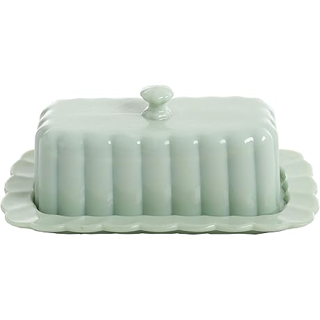 Timeless Beauty: Jade Butter Dish with Lid Enchants Your Kitchen