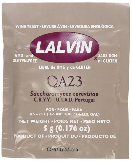 Lalvin QA23 Wine Yeast- 10 Packets