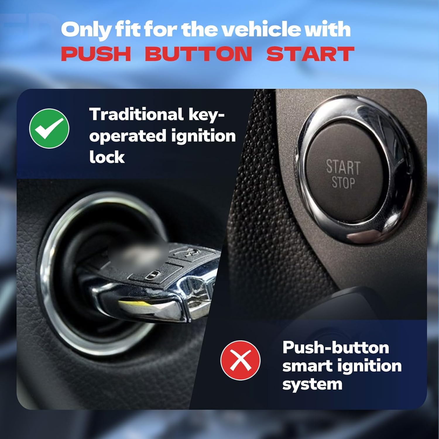 Key Fob Remote Replacement Kit Fits for Dodge RAM 1500/2500/3500 2013 2014 2015 2016 2017 GQ4-53T Keyless Entry Remote Control