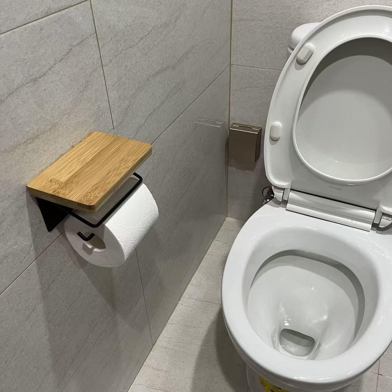 Amazon.co.jp: トイレットペーパーホルダー1連、大容量トイレット