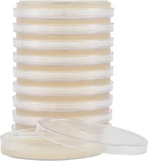 Potato Dextrose Agar with Chlortetracycline, for The Cultivation of Yeasts and Mold, 15x100mm Plate, 26ml Fill, Order by The Package of 10, by Hardy Diagnostics