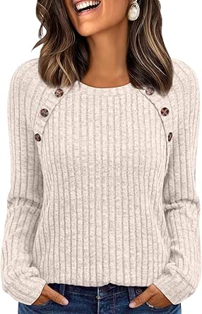 Women's Long Sleeve Fall Lightweight Sweaters