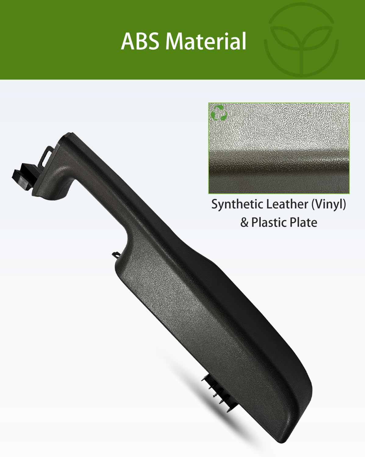 UMISHI Front Left Driver Door Armrest Handle Replacement for Chevy Suburban/Tahoe GMC Yukon/Escalade/Avalanche 1999-06 Replaces 88981547 15703701 (Dark Grey)