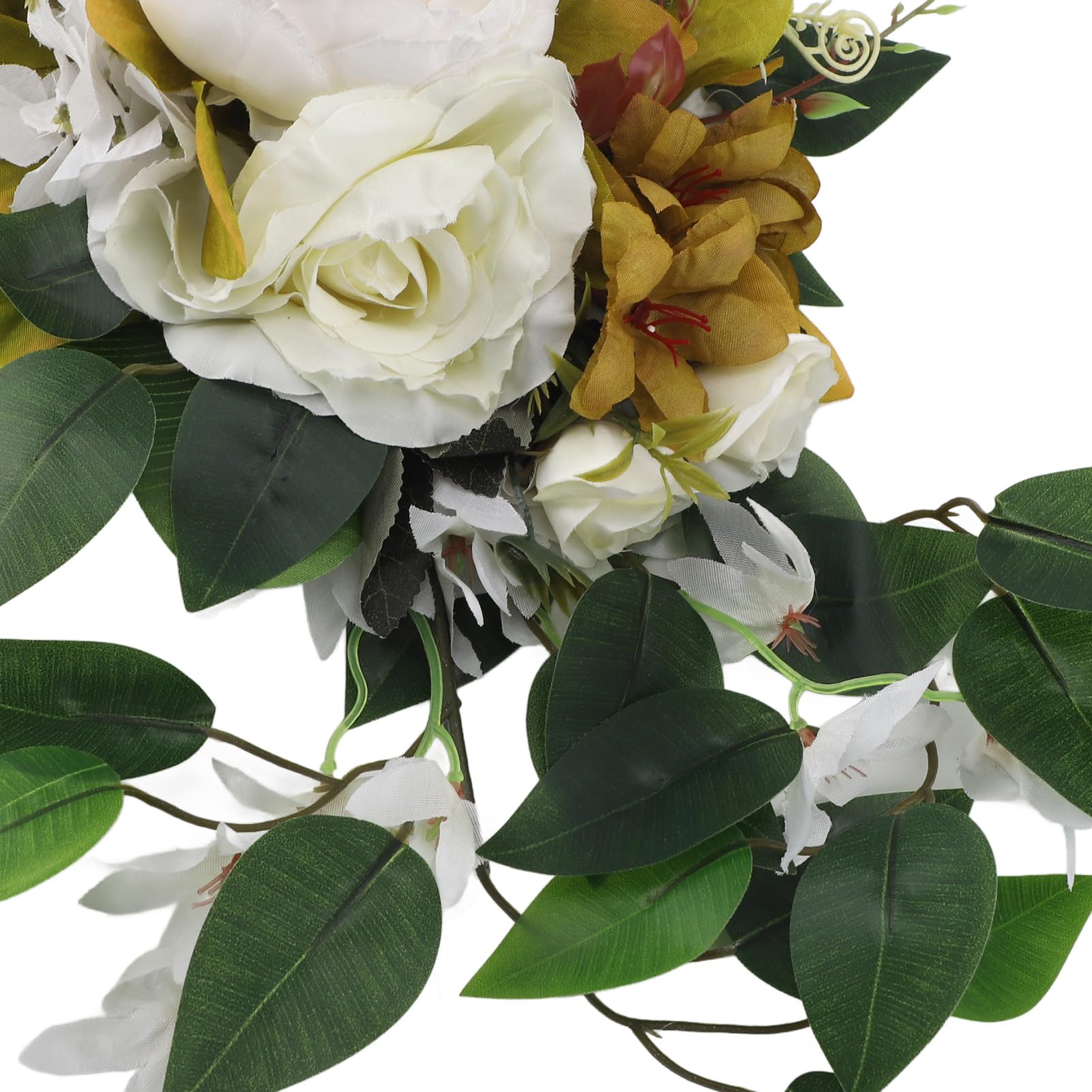 flexman Hochzeitsbogen Blumen, Multifunktionaler Hochzeitsbogen, Künstliche Blumenarrangements, Hochzeitsdekorationen für Den Empfang, Hochzeit (Weiß)