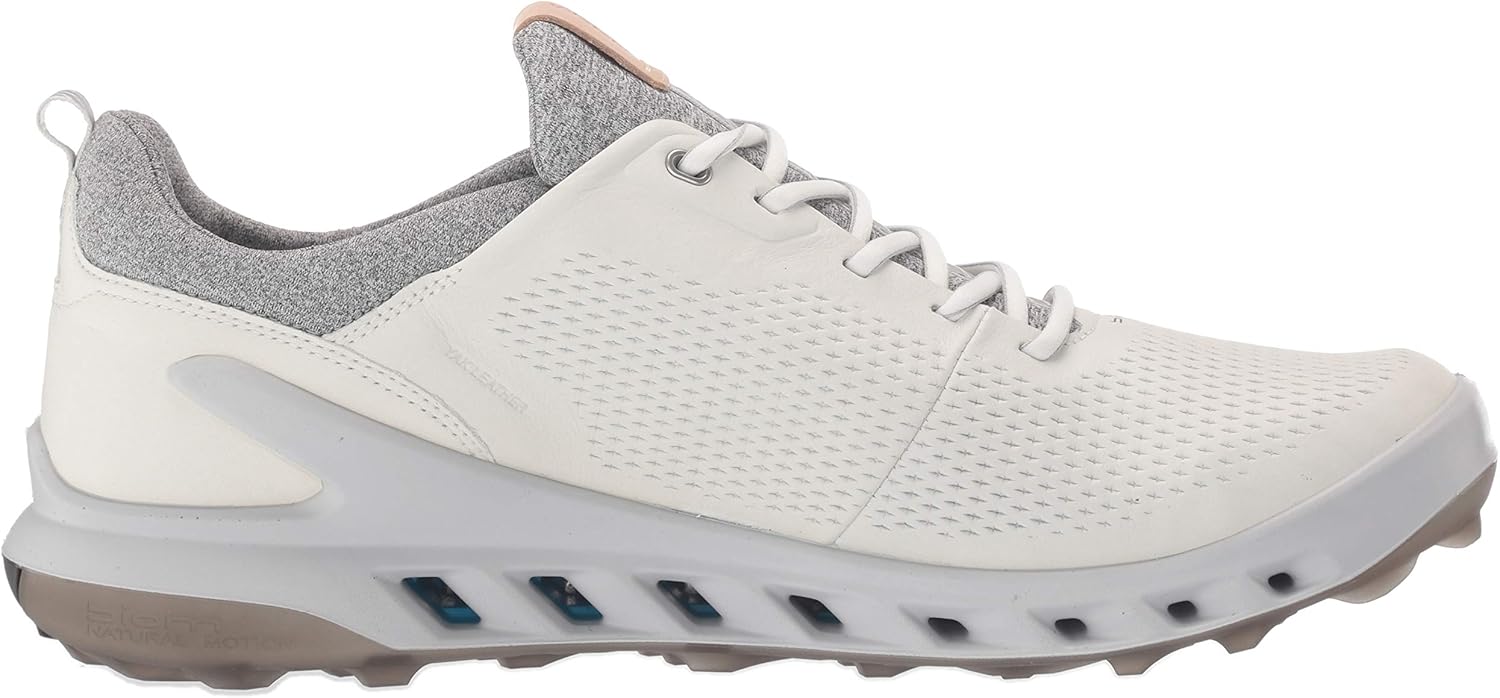 ECCO Men's Biom Cool Pro Gore-tex Golf Shoe 8-8.5 White Yak Leather