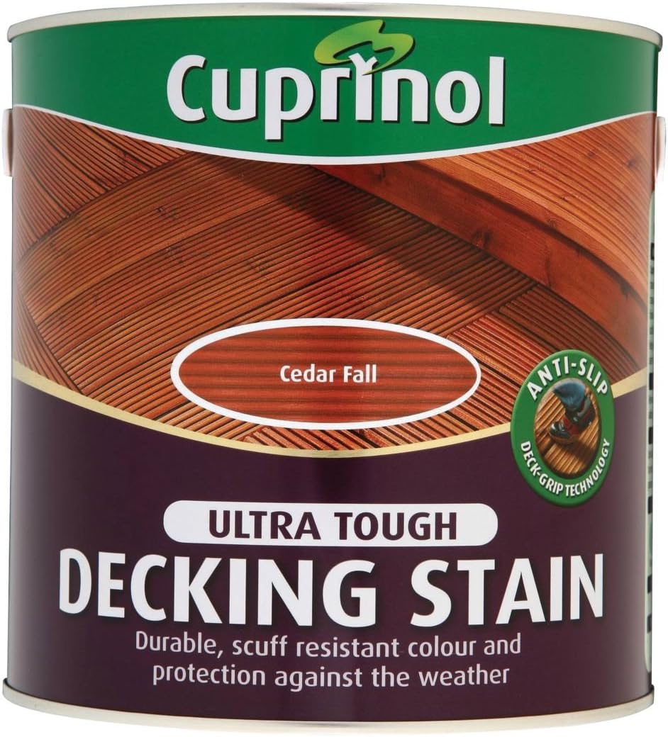 Cuprinol Ultra Tough Decking Stain Cedar Fall 2.5Ltr